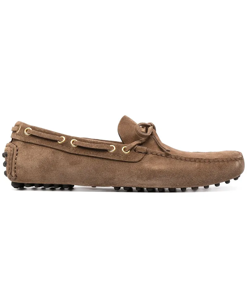Car Shoe Loafer aus Wildleder - Braun Braun