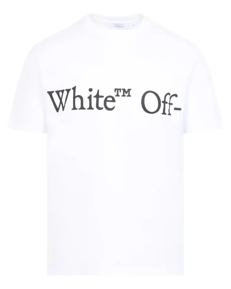OFF-WHITE T-Shirt mit Logo-Print - Weiß Weiß