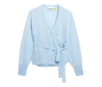 Gewickelter Cardigan - Blau