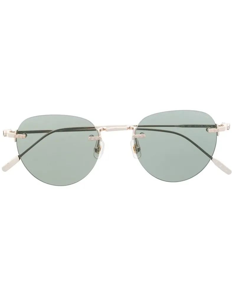 Montblanc Rahmenlose Sonnenbrille - Gold Gold