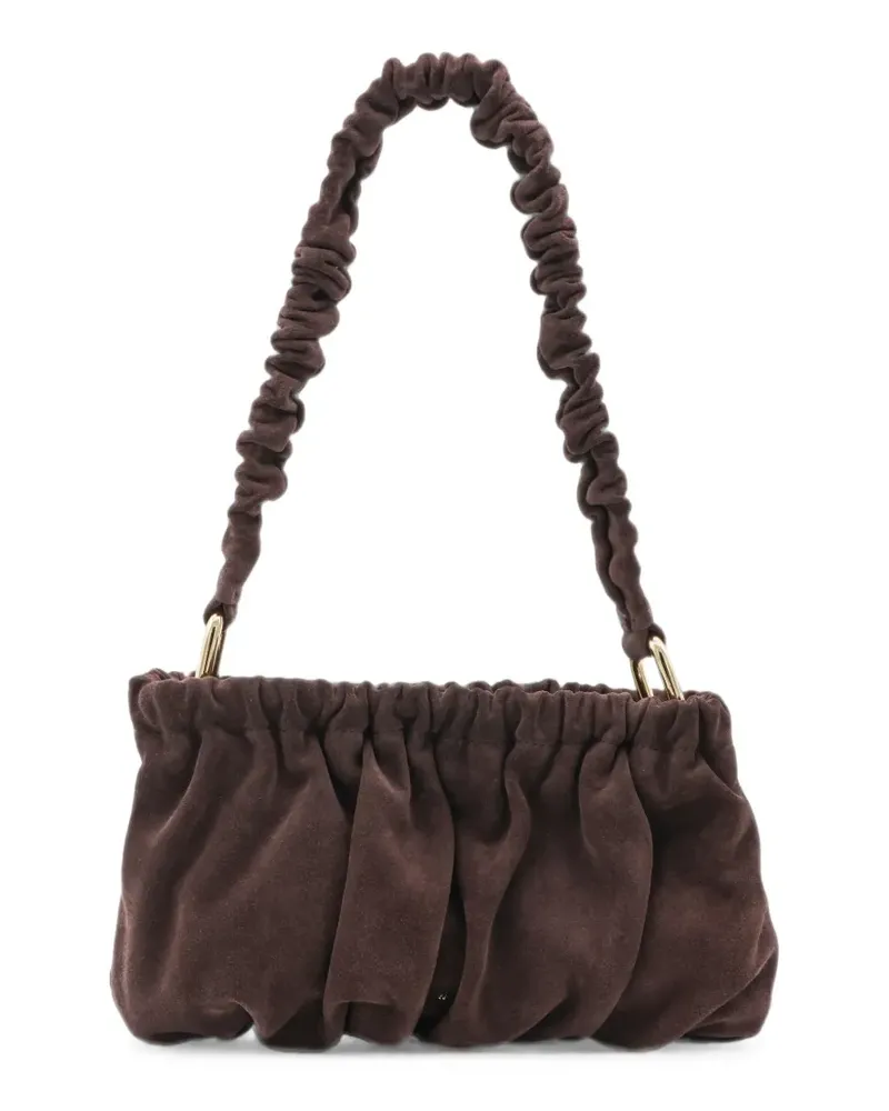 Marni Schultertasche mit Raffungen - Braun Braun