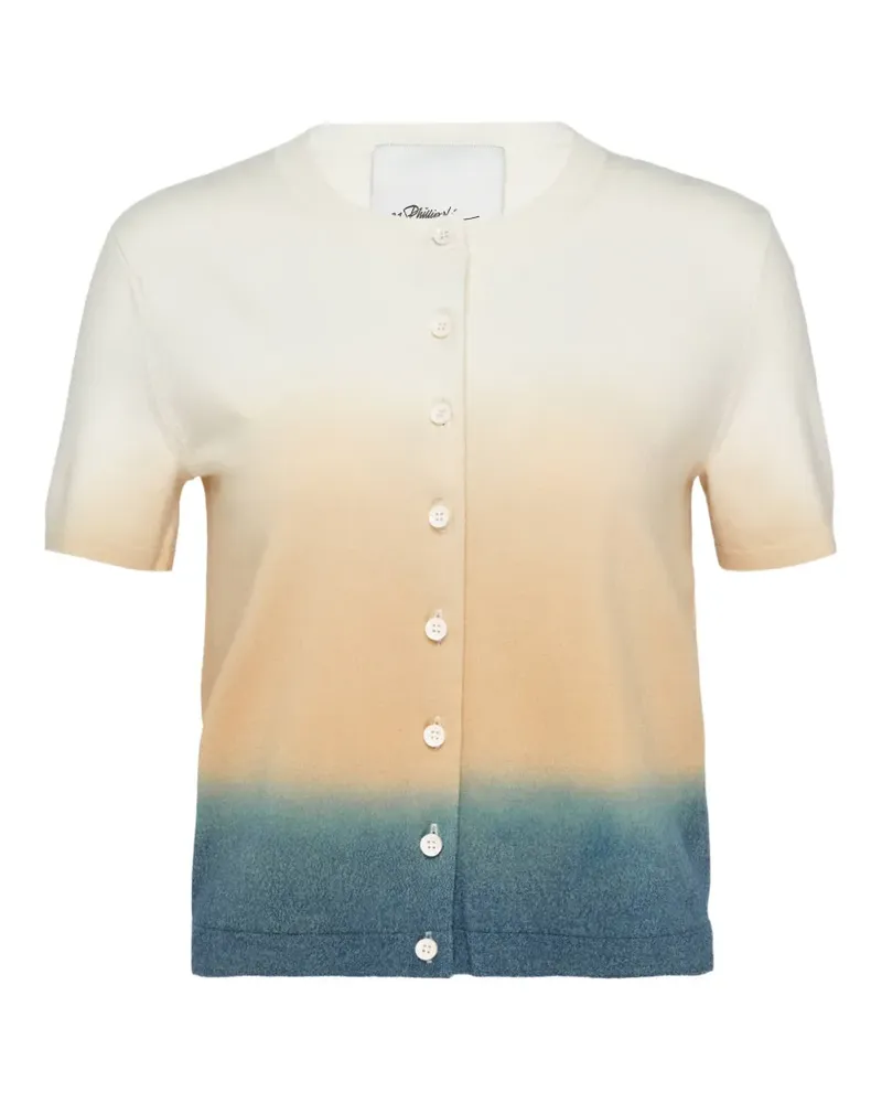 3.1 phillip lim Kurzärmeliger Cardigan - Nude Nude