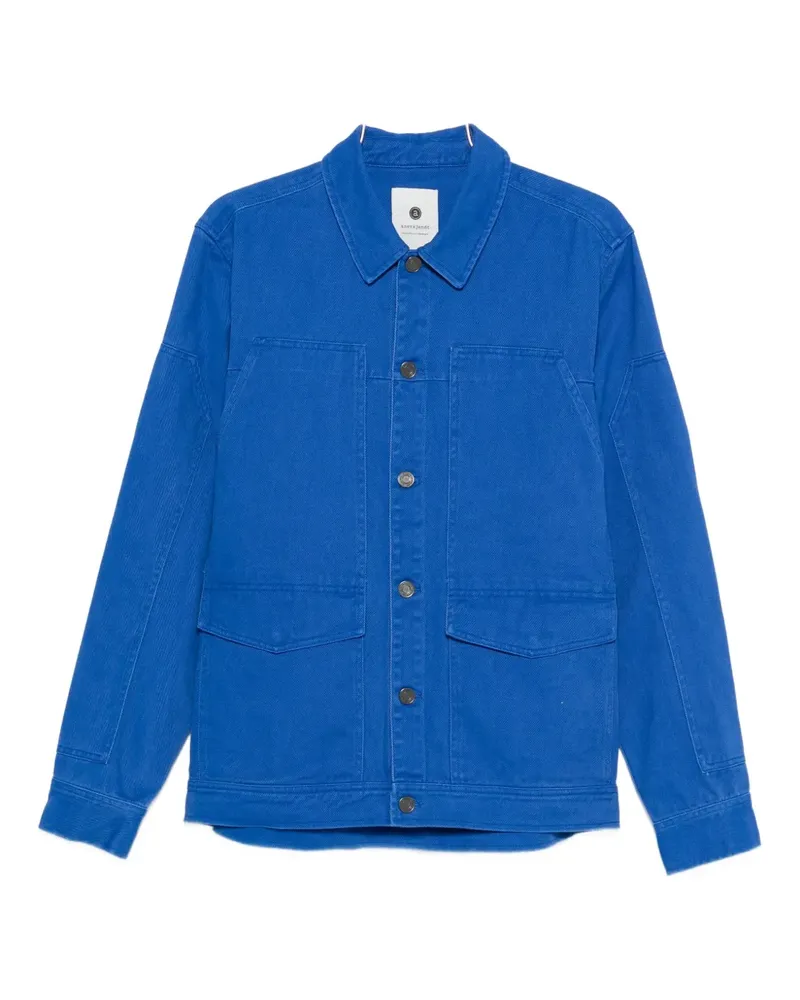 Anerkjendt Akoscar Hemdjacke mit Knopfverschluss - Blau Blau