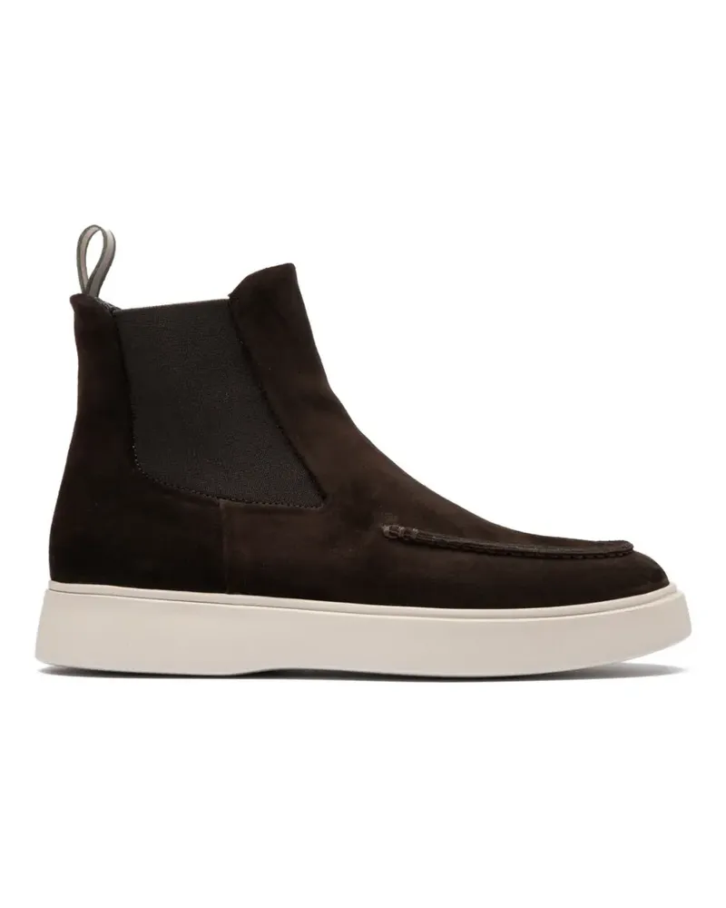 Officine Creative Italia Frame 107 panelled chelsea boots - Braun Braun