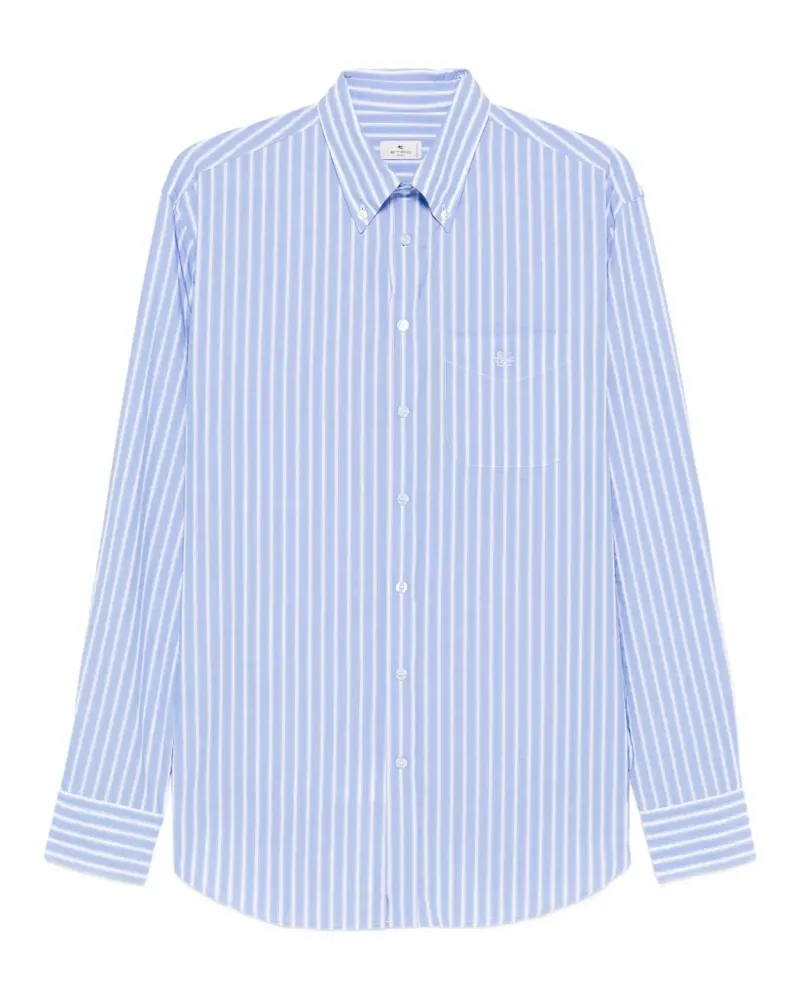Etro striped button-down shirt - Blau Blau