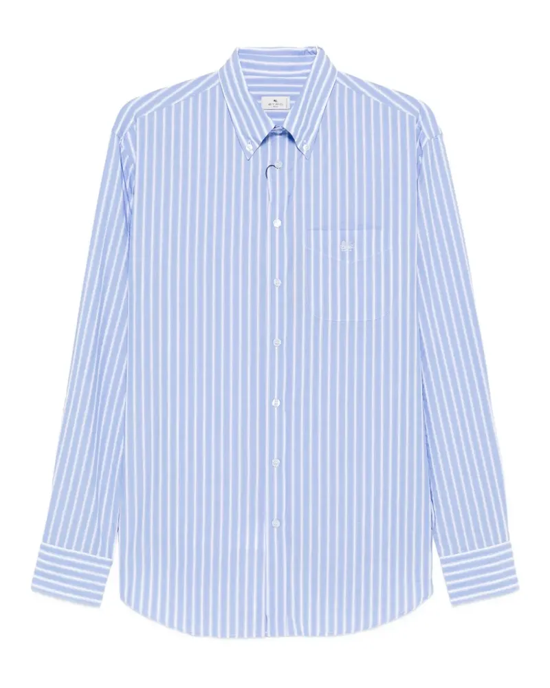 Etro striped button-down shirt - Blau Blau