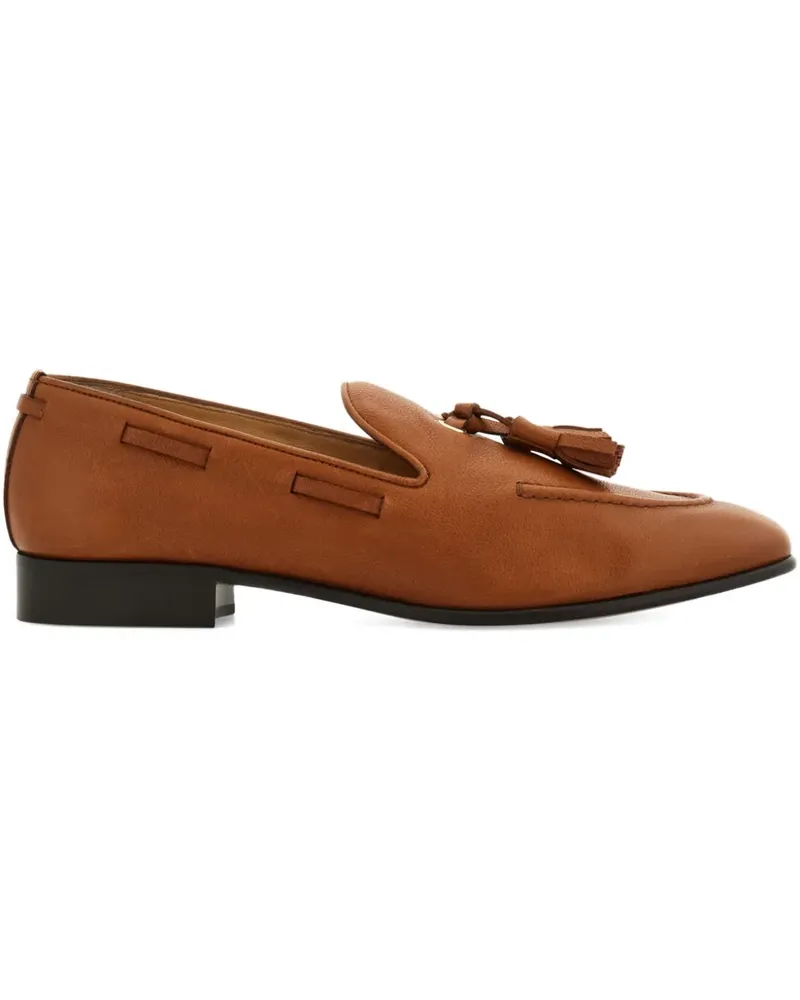 Ferragamo Loafer mit Quasten - Braun Braun