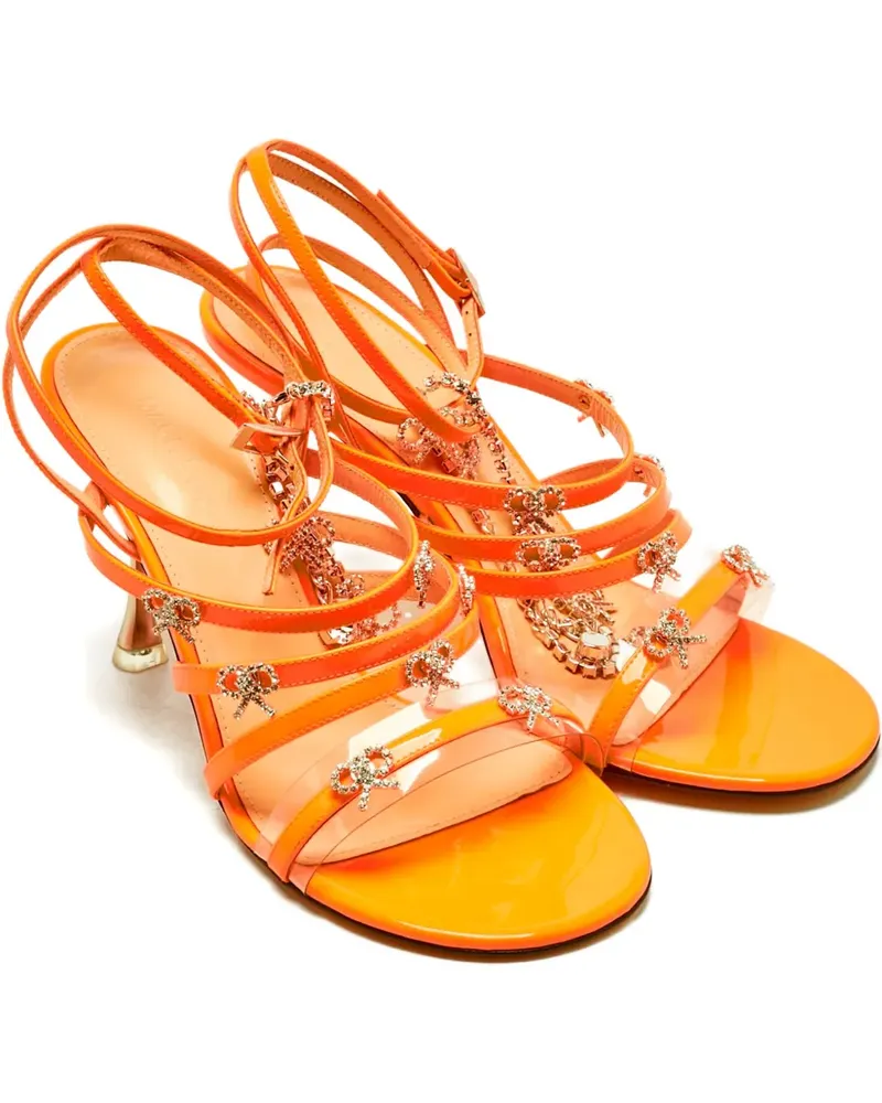 Mach & Mach Camille crystal-embellished sandals - Weiß Weiß