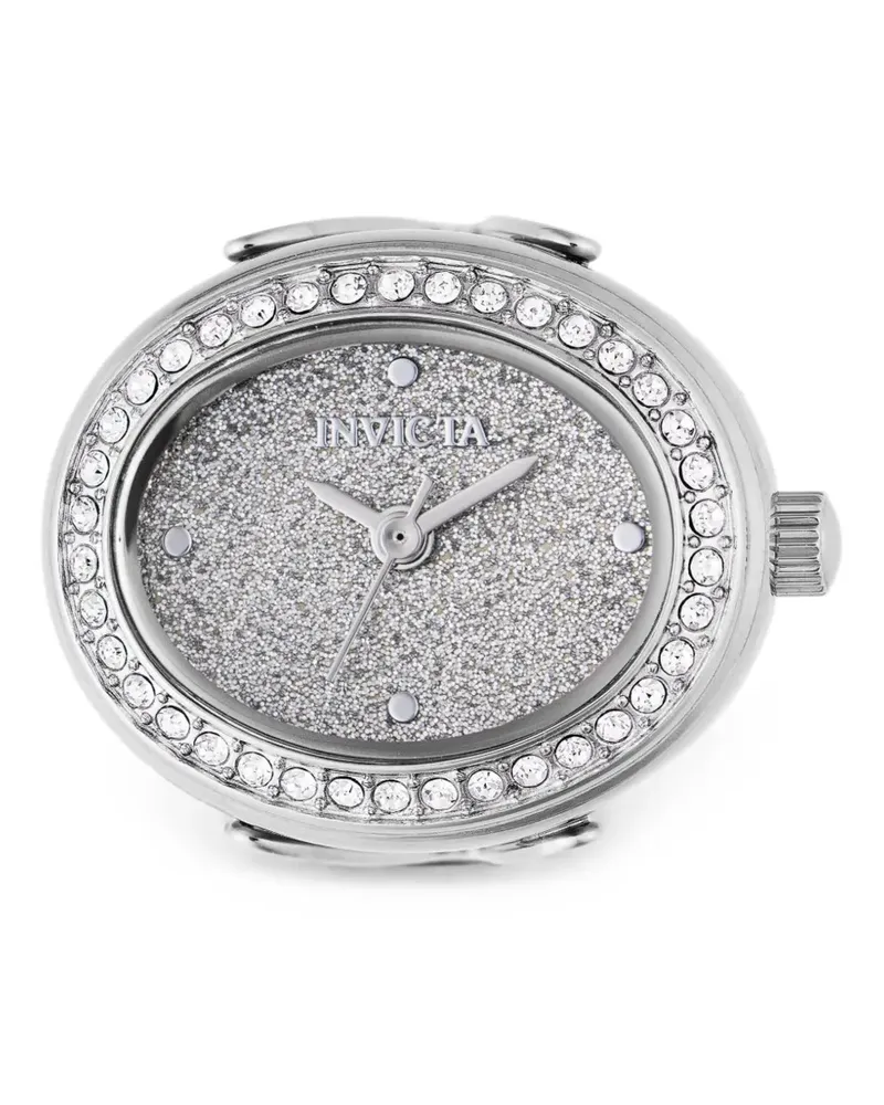 Invicta Mini Ring 24mm crystal-embellished watch - Silber Silber