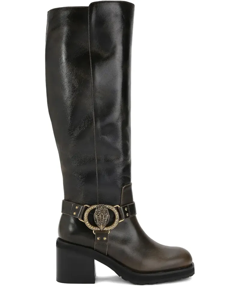 Kurt Geiger embellished block-heel boots - Braun Braun