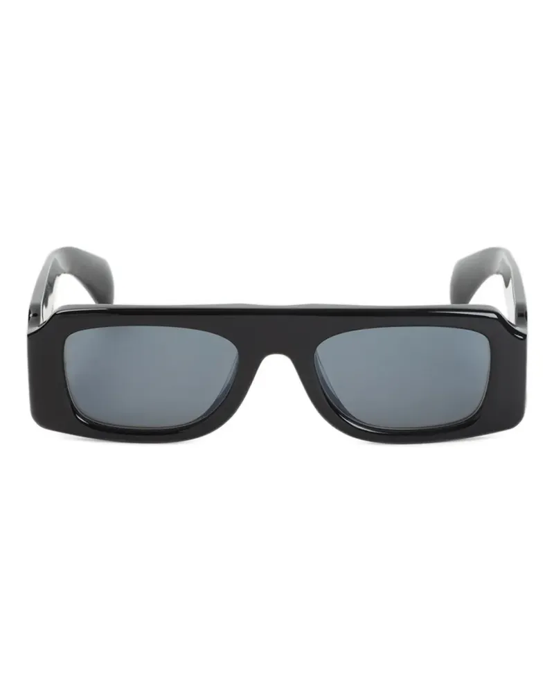 Jil Sander rectangle-frame sunglasses - Schwarz Schwarz