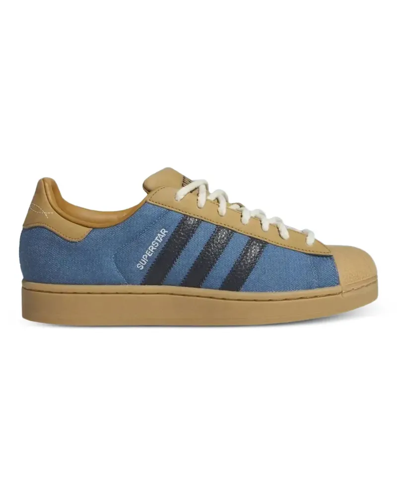 adidas Gestreifte Superstar II Everyone's Invited Sneakers - Blau Blau