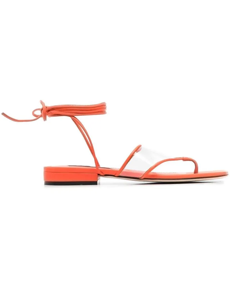 Sergio Rossi sr Lunettes Mules - Orange Orange