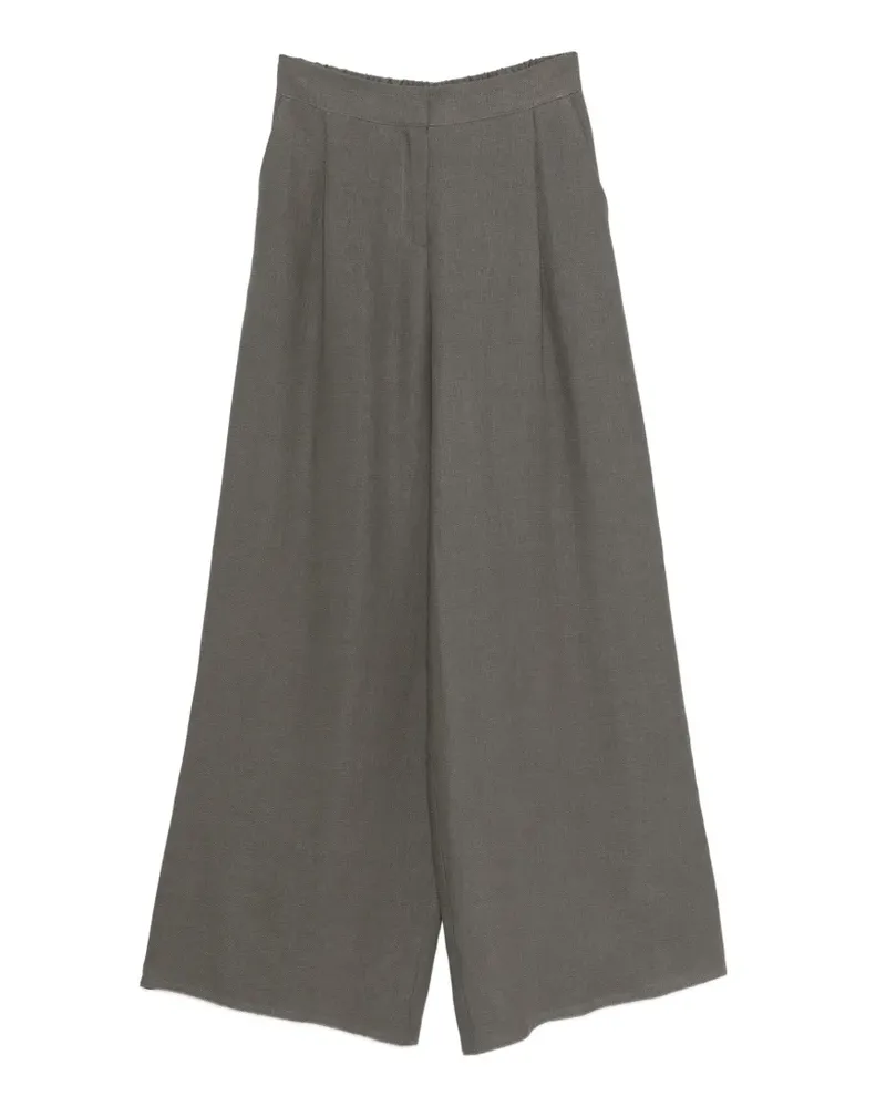 Dušan pleated trousers - Grau Grau
