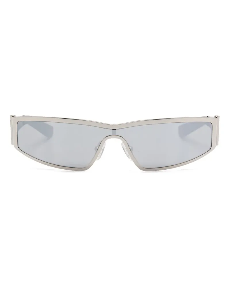 Alexander McQueen Y2k Sonnenbrille - Silber Silber