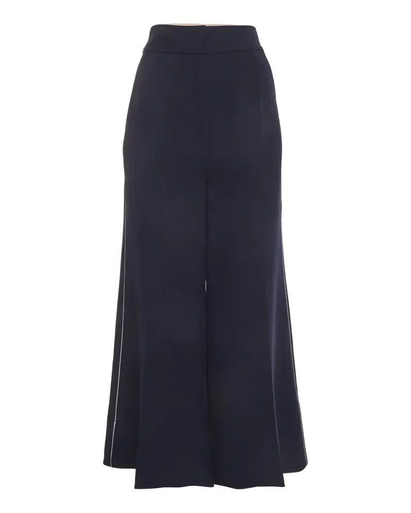 Roksanda Ilincic Wide-Leg-Hose aus Gabardine - Blau Blau