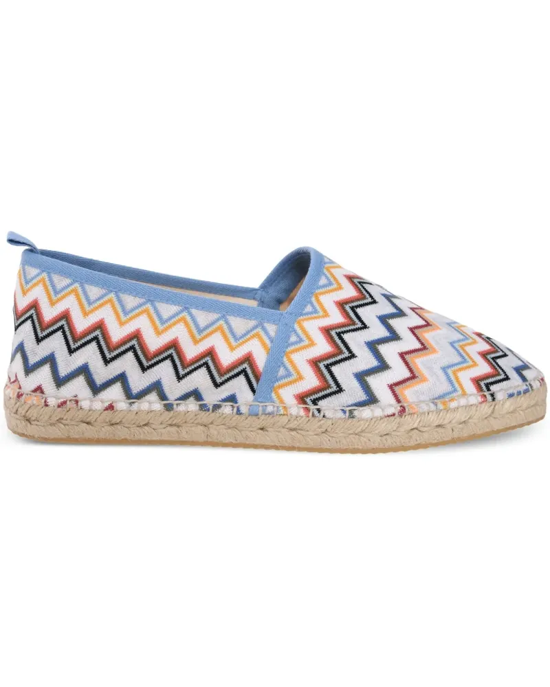 Missoni Espadrilles mit Zickzackmuster - Weiß Weiß