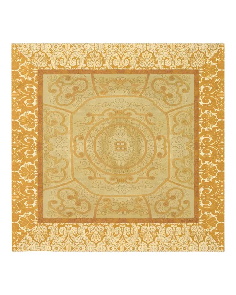 Pierre-Louis Mascia Cialda Seidenschal mit Barockmuster - Orange Orange