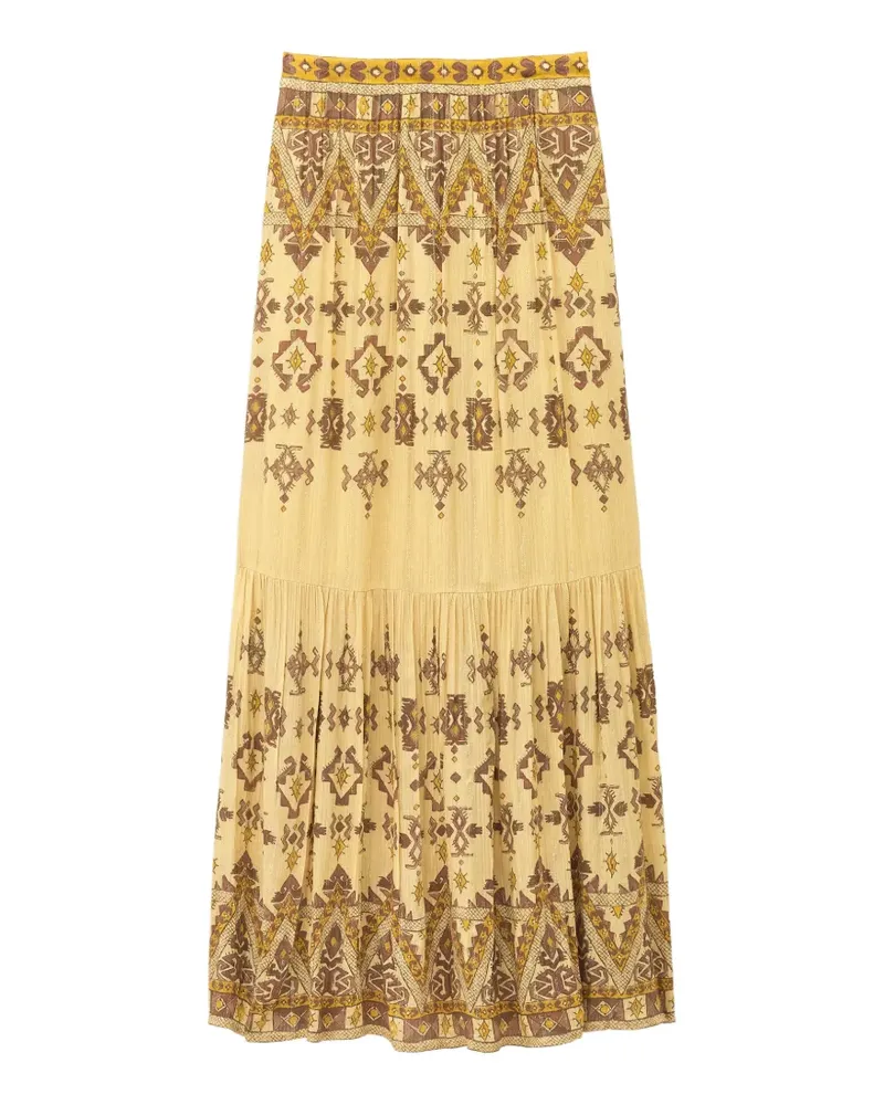 ba&sh Zaya maxi skirt - Gelb Gelb