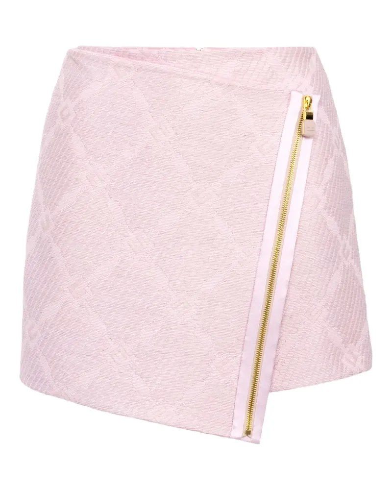 Elisabetta Franchi Gewickelter Rock mit Reißverschluss - Rosa Rosa