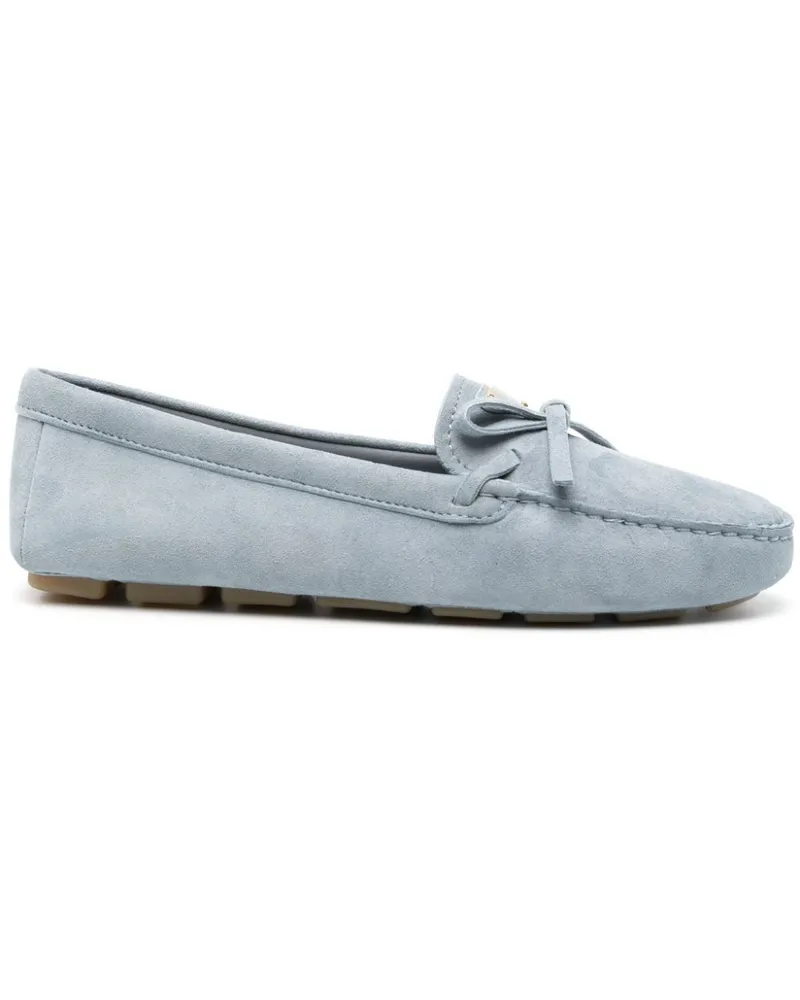 Prada Loafer aus Wildleder - Blau Blau