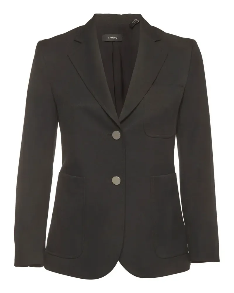 Theory single-breasted blazer - Schwarz Schwarz