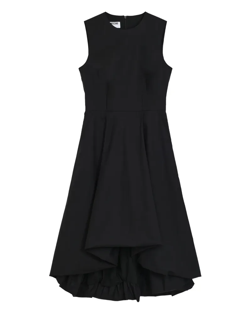 Moschino asymmetric midi dress - Schwarz Schwarz