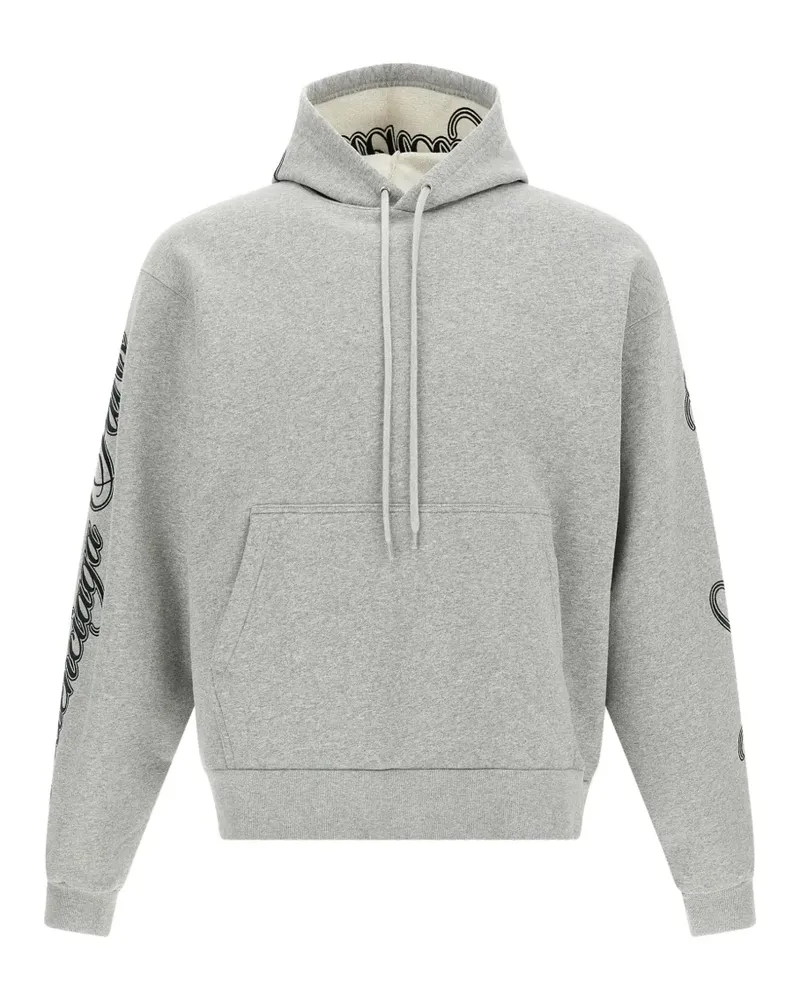 Balenciaga Hoodie mit Logo-Print - Grau Grau