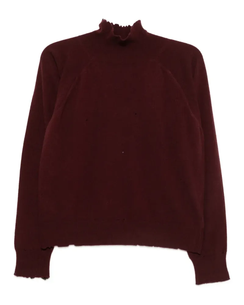 Maison Margiela Pullover im Distressed-Look - Rot Rot