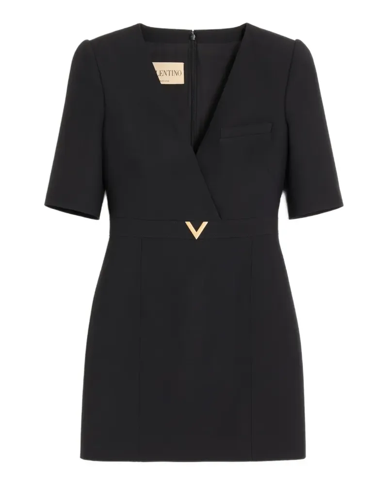 Valentino Garavani short dress in Crepe Couture - Schwarz Schwarz