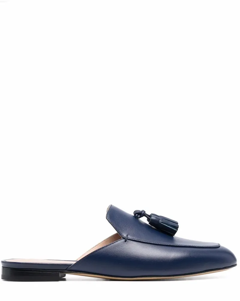 Scarosso Pumps mit Fransen - Blau Blau