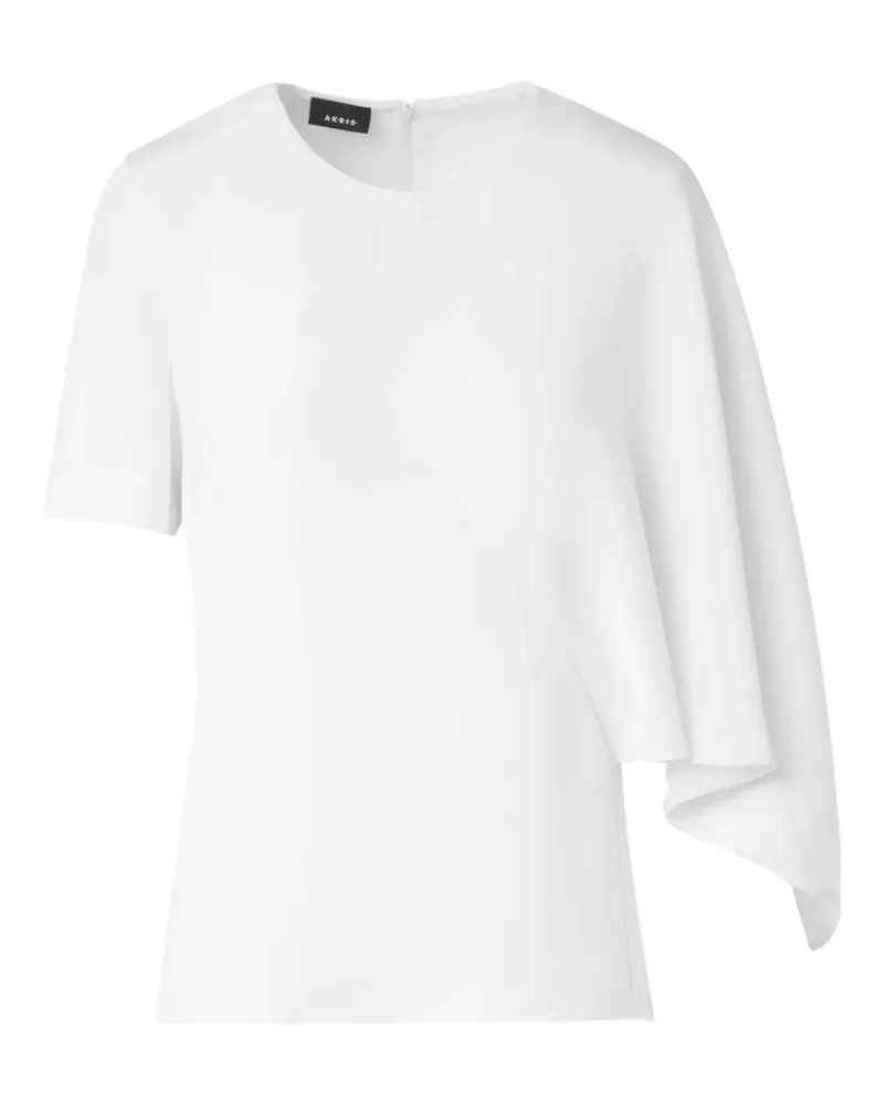 Akris Asymmetrische Bluse - Weiß Weiß