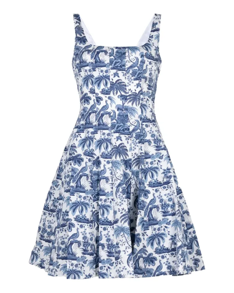 STAUD Wells mini dress - Blau Blau