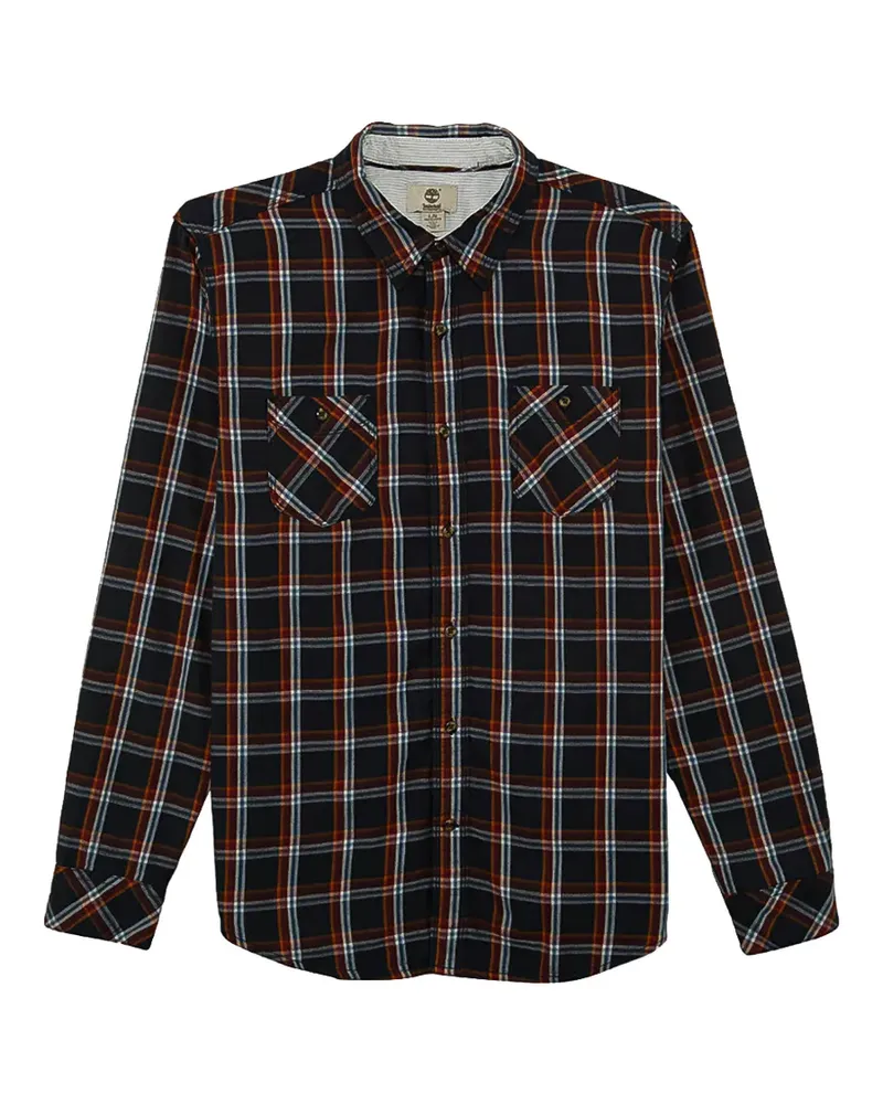 Timberland plaid long-sleeve shirt - Schwarz Schwarz