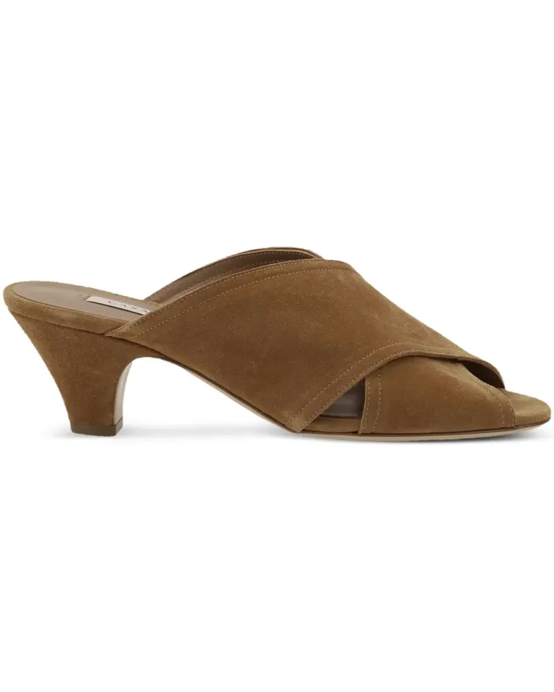 Casadei Mules aus Wildleder - Braun Braun