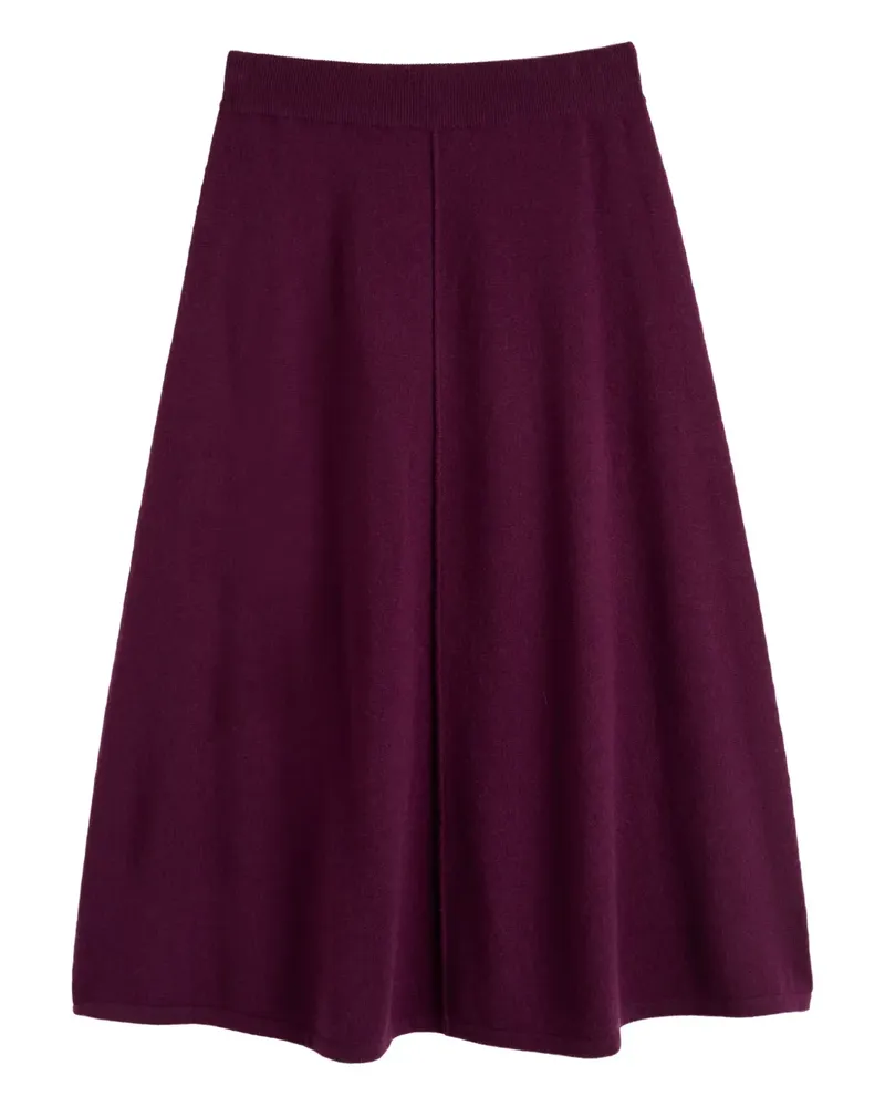 Chinti & Parker Midirock in A-Linie - Violett Violett
