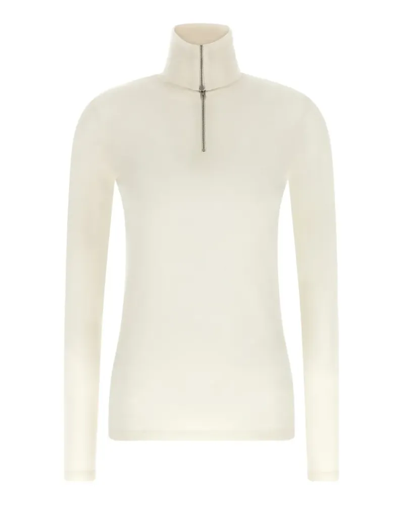 Jil Sander Pullover mit Reißverschluss - Nude Nude