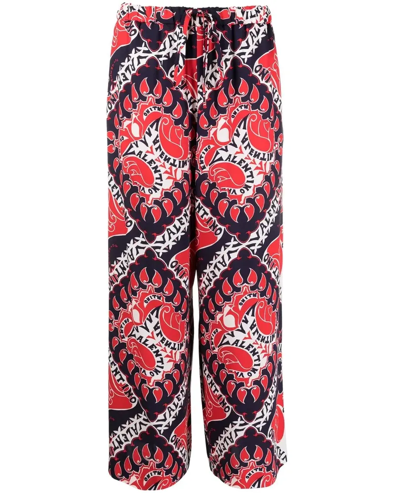 Valentino Garavani Archive Manifesto Hose - Rot Rot
