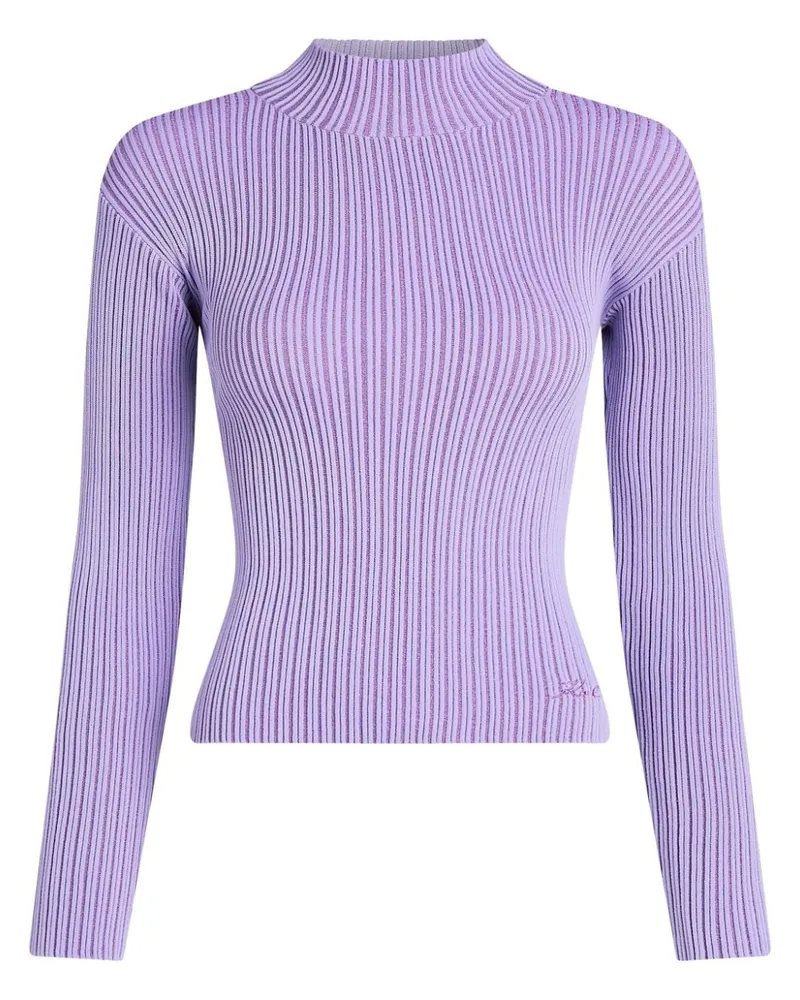 Karl Lagerfeld Gestricktes Oberteil - Violett Violett