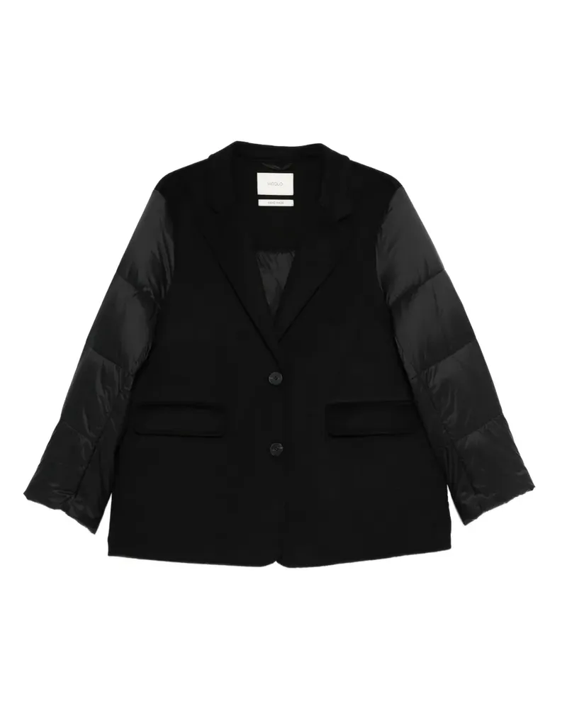 VICOLO padded-sleeve blazer - Schwarz Schwarz