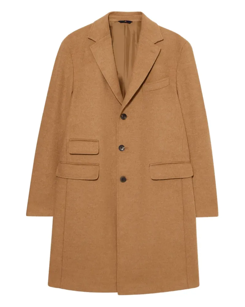 Brooks Brothers Mantel mit Klappentasche - Braun Braun