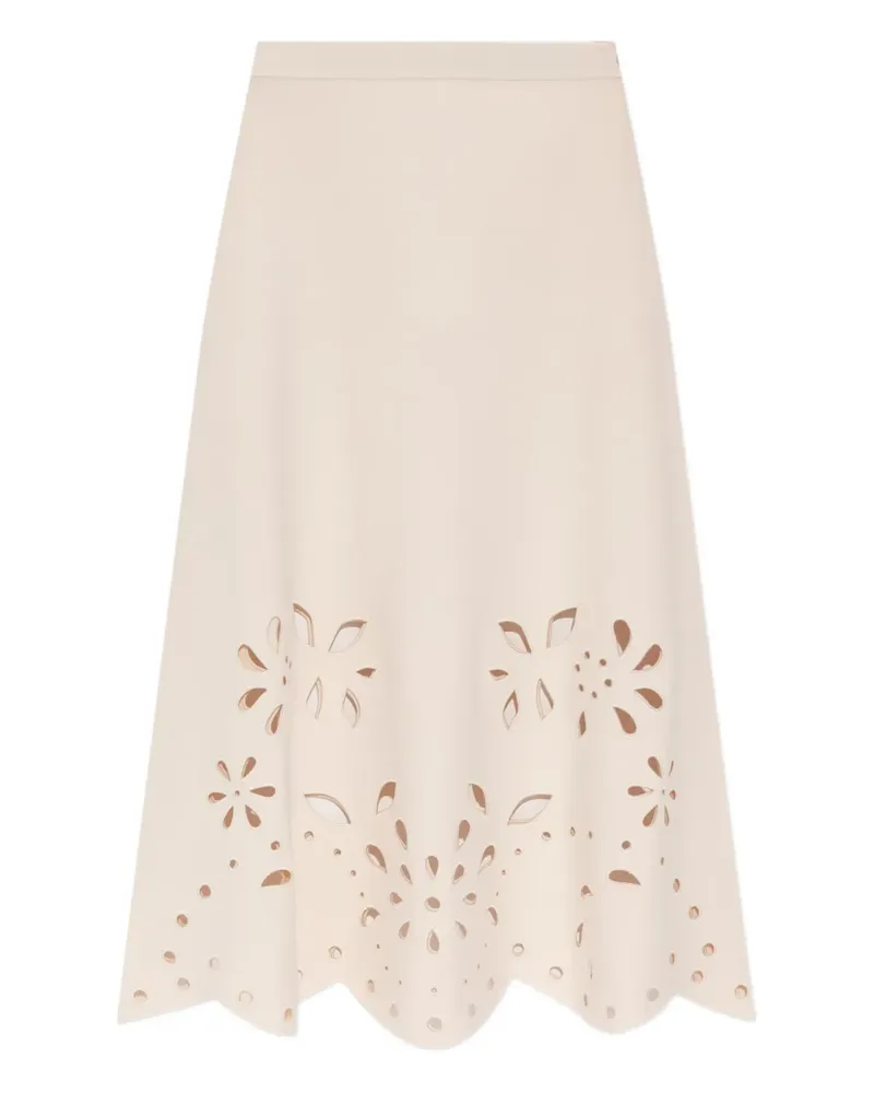 Ulla Johnson Rock mit Laser-Cuts - Nude Nude
