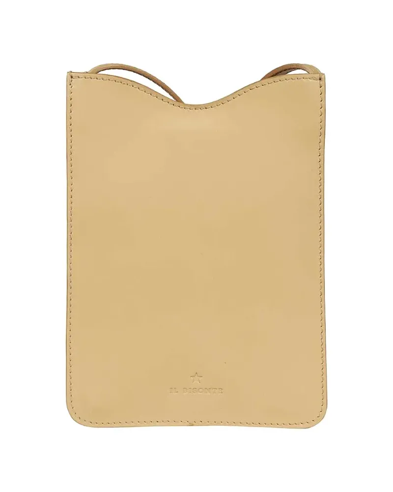 IL BISONTE Roseto Schultertasche mit verstellbarem Riemen - Nude Nude