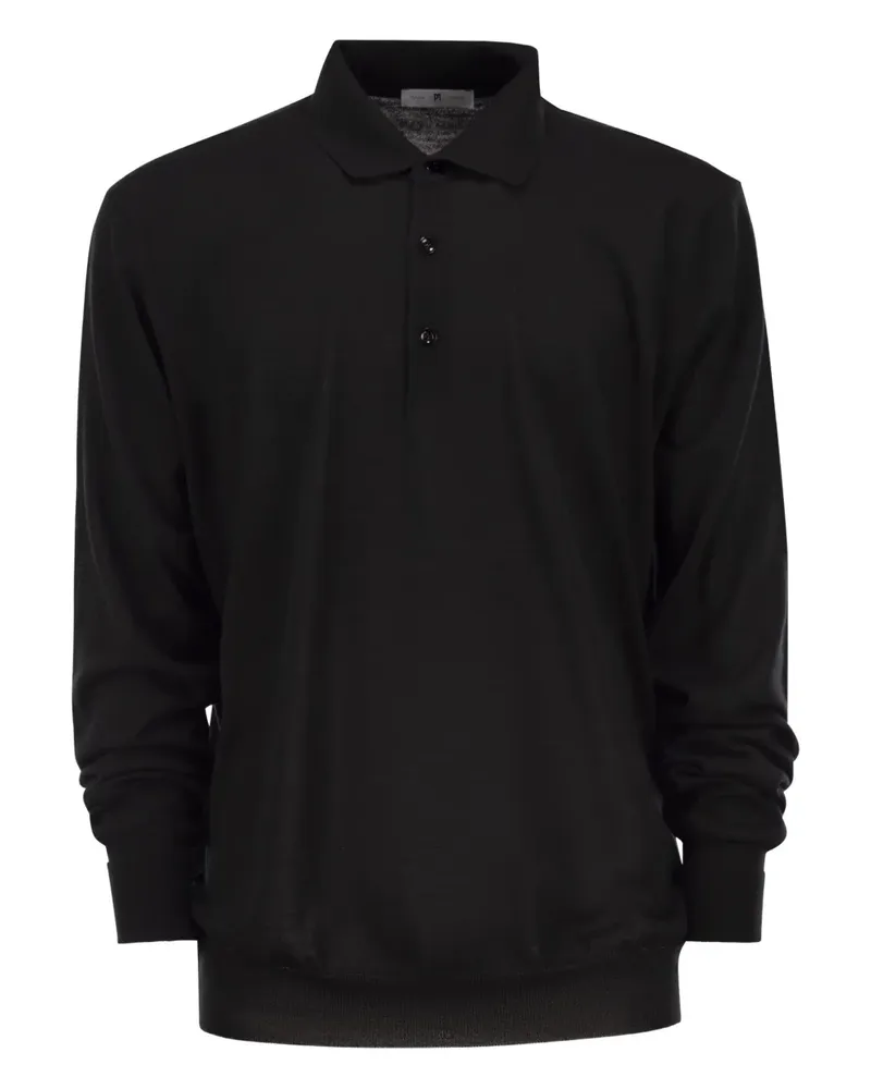 PT TORINO Klassisches Poloshirt - Schwarz Schwarz