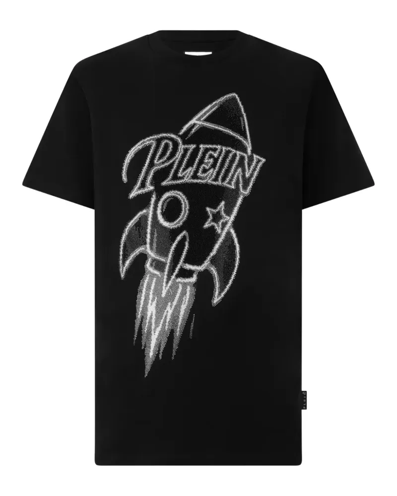 Philipp Plein T-Shirt mit rundem Ausschnitt - Schwarz Schwarz