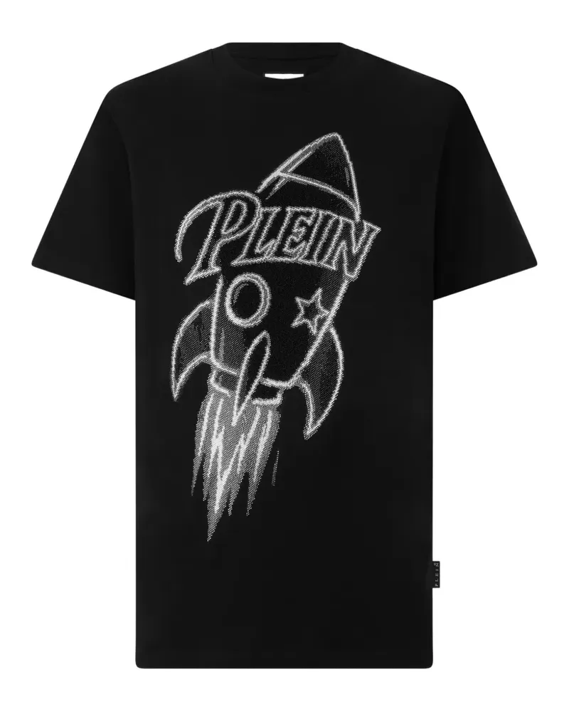 Philipp Plein T-Shirt mit rundem Ausschnitt - Schwarz Schwarz