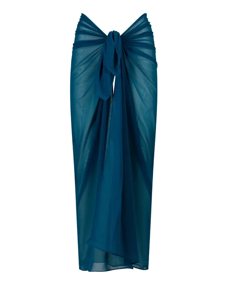 FISICO-Cristina Ferrari draped sarong - Blau Blau
