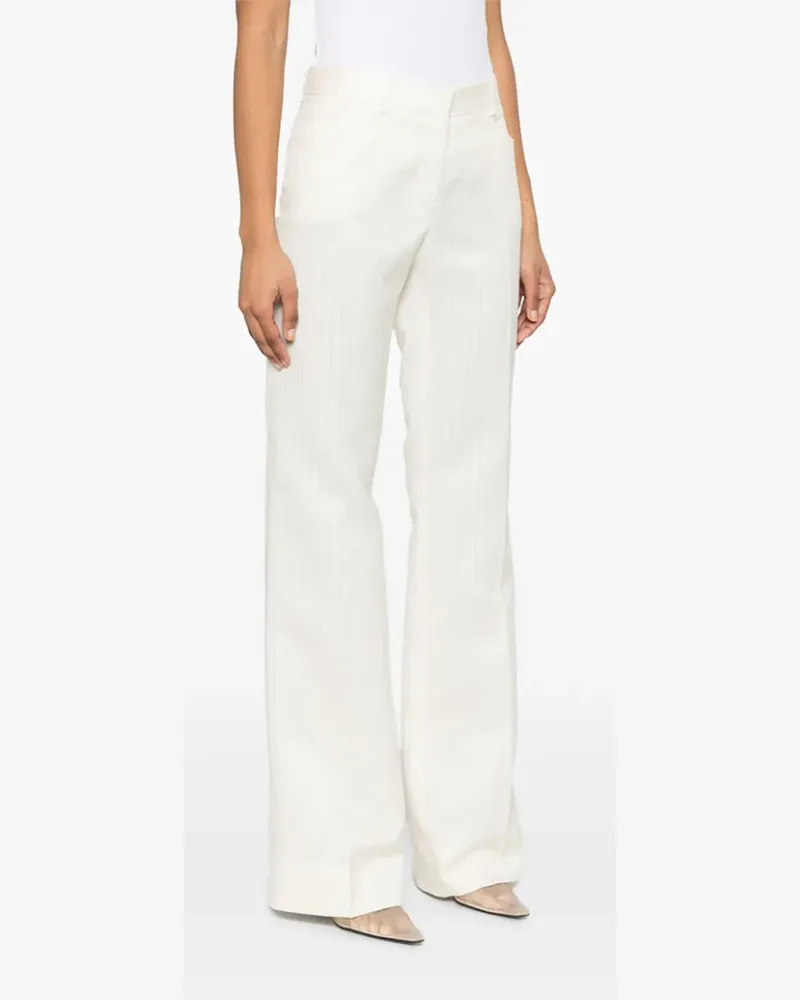 Tom Ford Klassische Hose mit Nadelstreifen - Weiß Weiß
