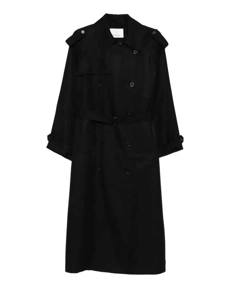 FRANKIE Shop Veyron belted trench coat - Schwarz Schwarz