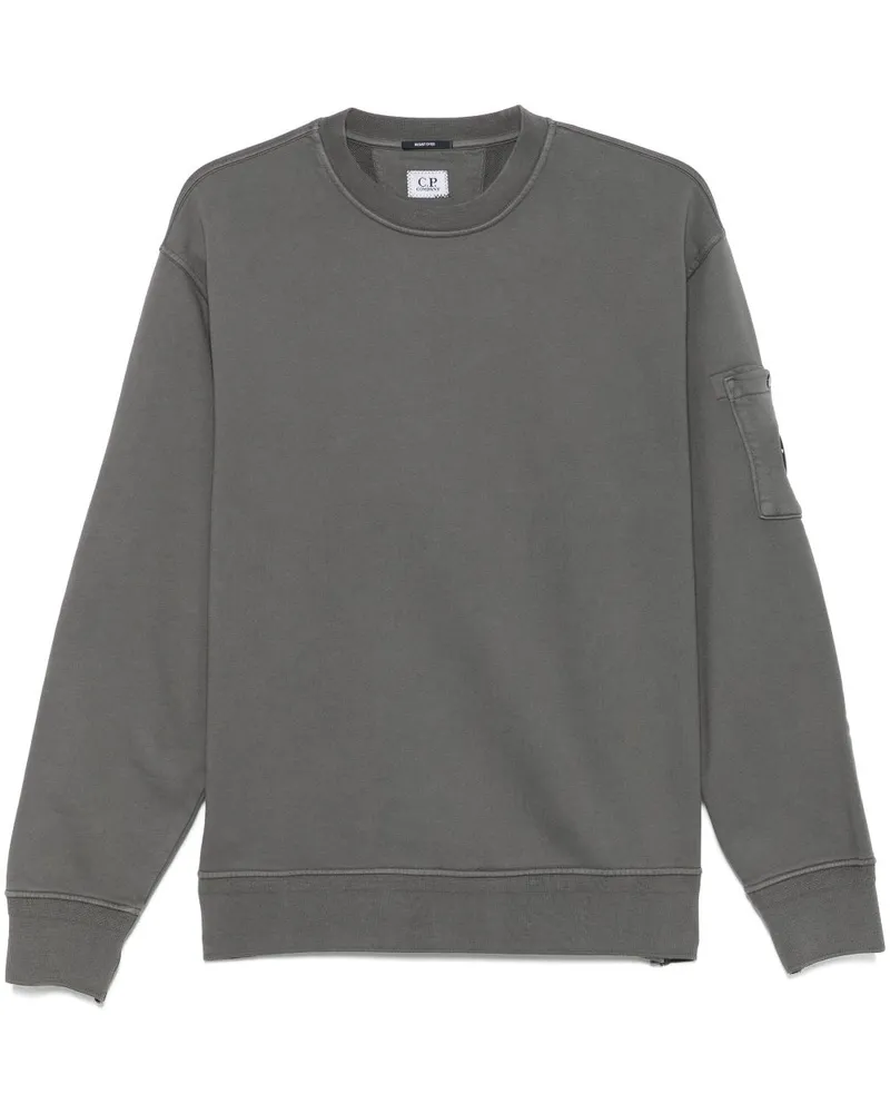 C.P. Company Sweatshirt mit Linsen-Detail - Grau Grau